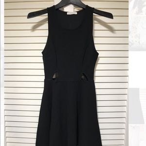 Black dress with keyholes